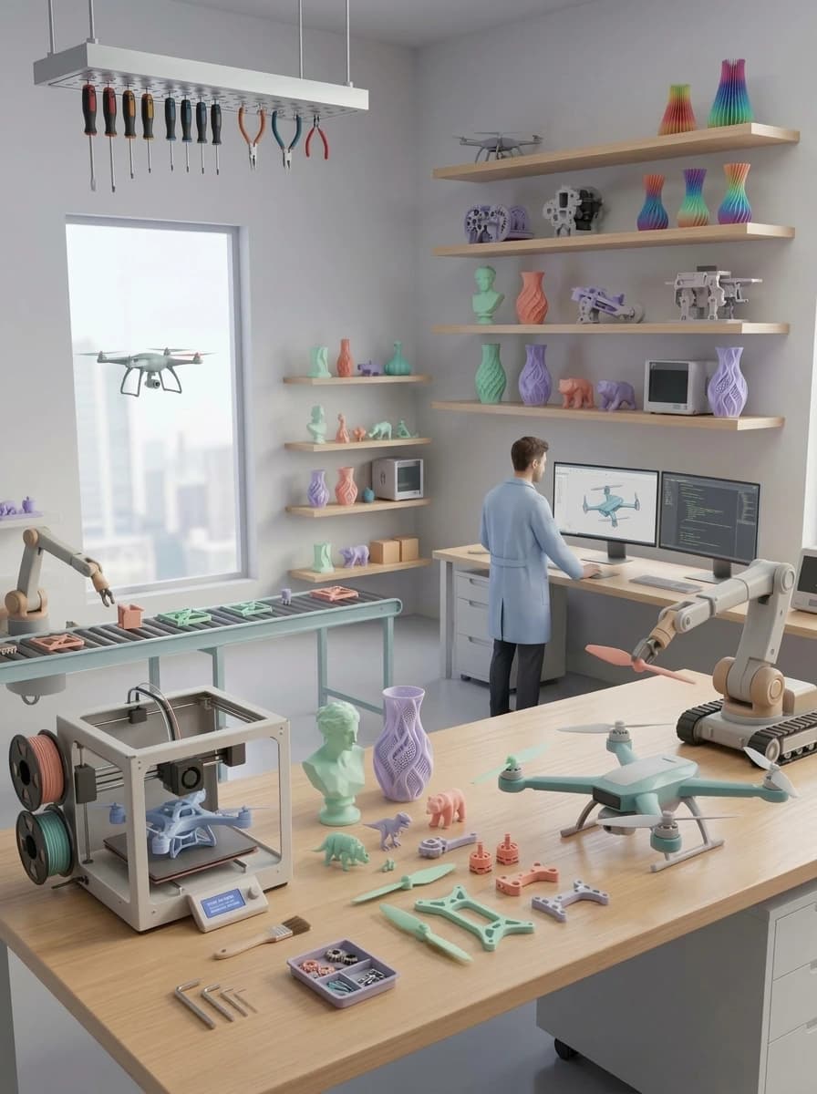 Oficina de prototipagem avançada, fabricação digital e impressão 3D de precisão da PolyClever 3D em Arouca, Portugal