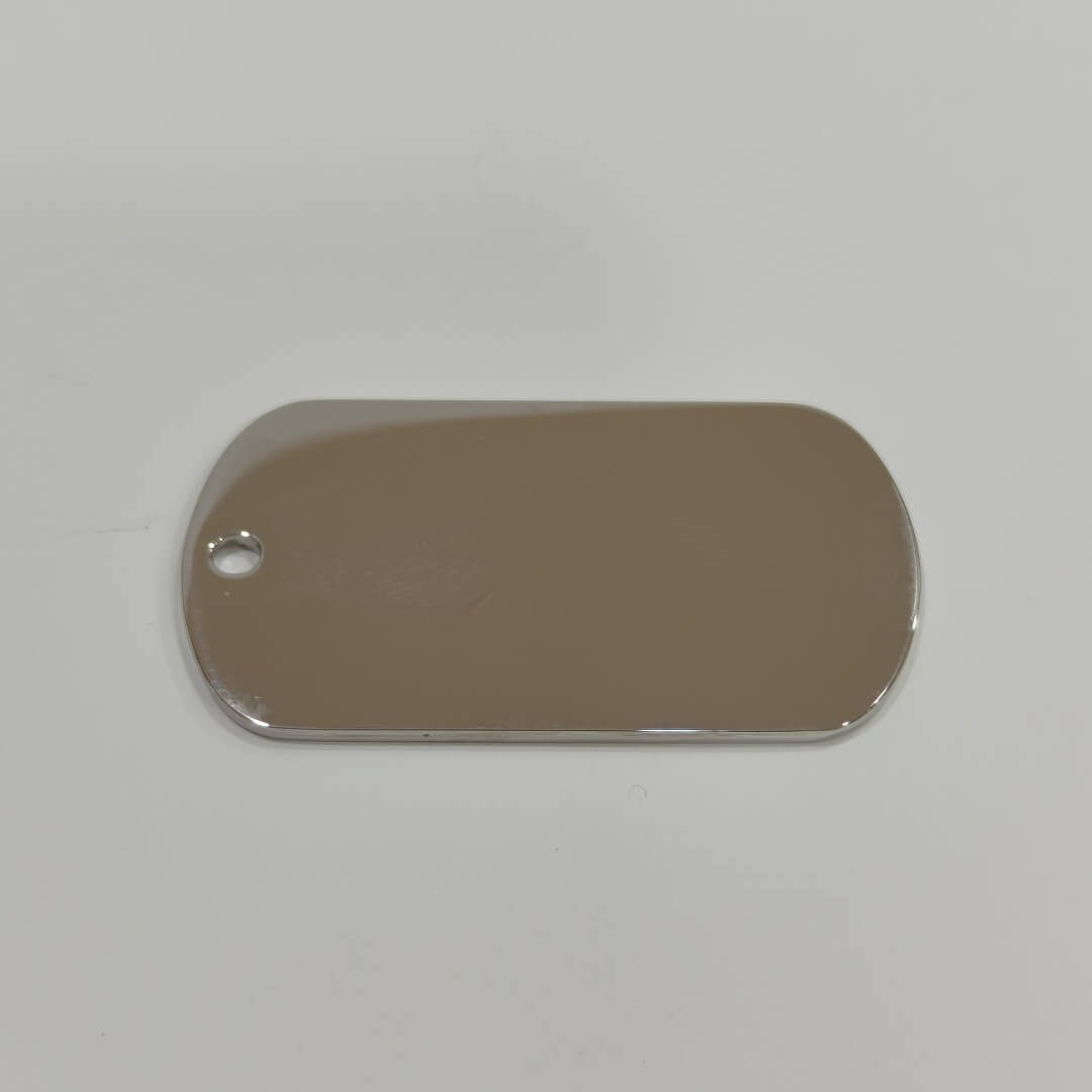 Placa retangular identificação pets laser militar robusta